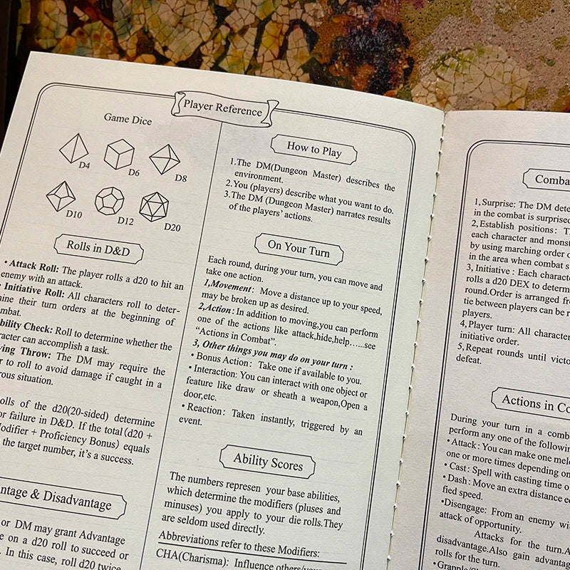 Dnd 5E Notebook Journal|Character Sheets|Cheat Sheets|Npc Tracker|Maps...All-In-One|Craft Paper Cover|8 Colors to Choose From