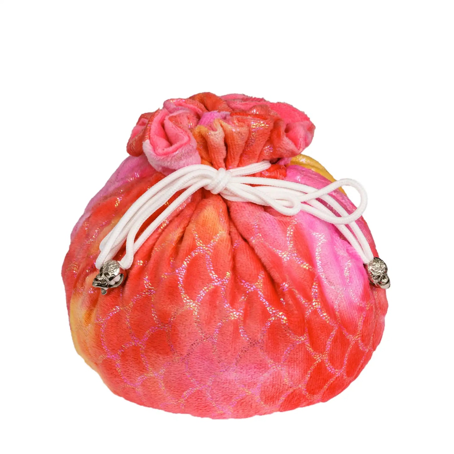 New Drawstring Dice Bag Flannelette Double-Layer Storage Bag round Bottom Big Pouch for Packing Gift RPG Dice Board Game