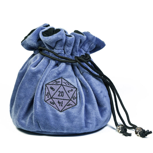 New Drawstring Dice Bag Flannelette Double-Layer Storage Bag round Bottom Big Pouch for Packing Gift RPG Dice Board Game