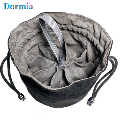 Dice Bag Pouch Storage Bag Multifunction Portable Drawstring Pouch High Quality Velvet Ingenious Design for Packing DND Dices