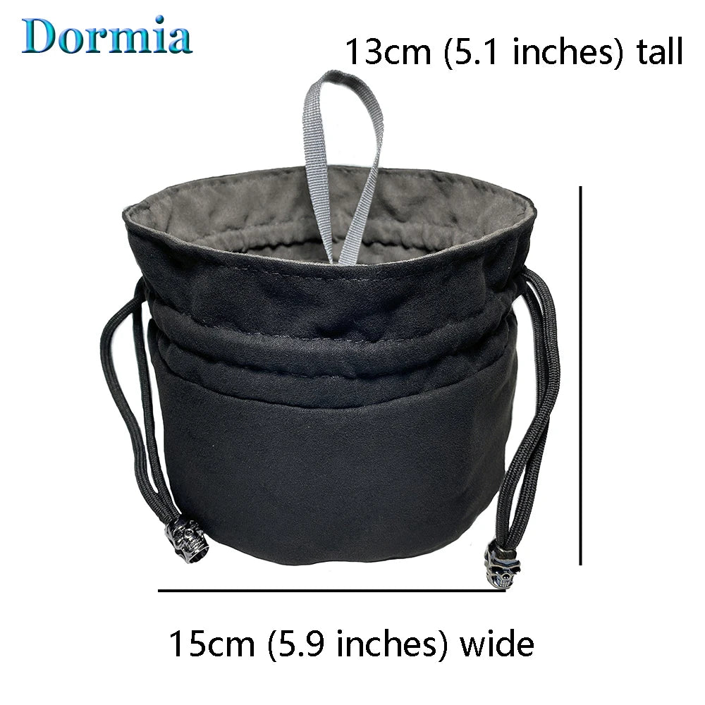 Dice Bag Pouch Storage Bag Multifunction Portable Drawstring Pouch High Quality Velvet Ingenious Design for Packing DND Dices