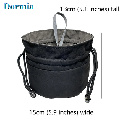 Dice Bag Pouch Storage Bag Multifunction Portable Drawstring Pouch High Quality Velvet Ingenious Design for Packing DND Dices