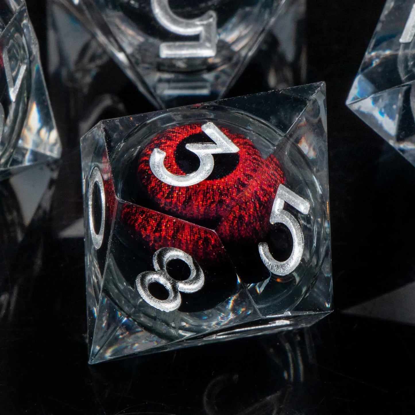 DND Liquid Flow Core Resin D&D Dice Set for D and D Dungeon and Dragon Pathfinder Table Role Playing Game Polyhedral Dice