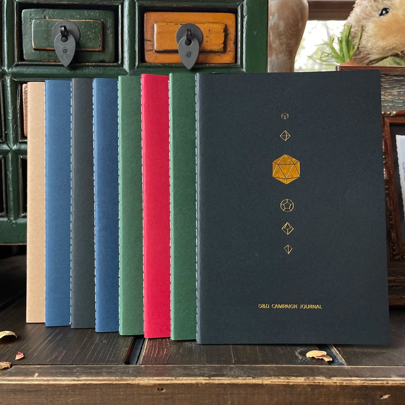 Dnd 5E Notebook Journal|Character Sheets|Cheat Sheets|Npc Tracker|Maps...All-In-One|Craft Paper Cover|8 Colors to Choose From