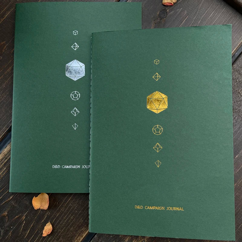 Dnd 5E Notebook Journal|Character Sheets|Cheat Sheets|Npc Tracker|Maps...All-In-One|Craft Paper Cover|8 Colors to Choose From
